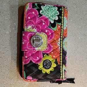 Vera Bradley wallet ziggy zinnia print